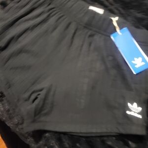 Adidas Black Sports Shorts (Girl's)